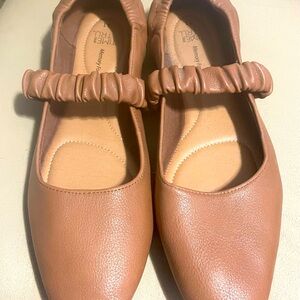 Time and True Tan Ballet Slippers size 11